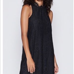Joie Jenovefa black lace mini dress